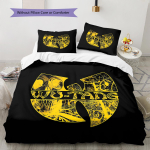 Wu-Tang Clan Mustriga Voodipesu, Tekikomplekt Tekikate Padjap&uuml;&uuml;r Kodu S&uuml;nnip&auml;evakingitus (1 * tekikott + 2 * padjap&uuml;&uuml;ri, ilma s&uuml;damikuta) 135x200cm