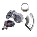 Excellent sealing Exhaust Control Valve Electric exhaust control valve Electric Valve with switch Bends and reducers 3.0inch