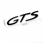 2 tk Uus auto stiil GTS kere embleem m&auml;rk kleebis Cayenne Cayman Panamera Macan 911 718 928 901 930 tarvikutele