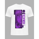 Naruto Anime Hinata Meeste ja Naiste Suvine T-s&auml;rk Harajuku Retro L&uuml;hikeste Varrukatega &Uuml;le suuruse Vabaaja L&otilde;tv Spordi Mugav Y2k Top S valge
