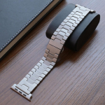 Grand H titaanist rihm Apple Watch 49mm Ultra Series 10 46mm jaoks Luksuslik meeste k&auml;ev&otilde;ru Series 9 8 7 6 5 45mm 44mm jaoks Correa rihm 49mm 46mm 45mm 44mm
