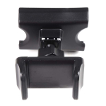Car mobile phone stand 360&deg; central control air outlet stand Rubber surface fixed bracket Accessories Fit for Fiat 500 2007+ style 4 black