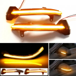 2 tk BMW 5 6 7 seeriale F10 F11 F07 F06 F12 F13 F01 D&uuml;naamiline suunatule LED-i tahavaatepeegli indikaator Blinker Repeater Light