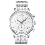 TISSOT Junya kollektsioon Kvartsmehhanismiga Meeste k&auml;ekell Kell 42mm Valge sihverplaadi Roostevabast terasest korpus T063.617.11.037.00 Regular Watch Box