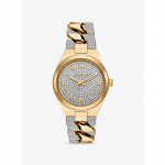 Michael Kors Lennox Pav&eacute; Kuldse Tooni Kett-k&auml;ev&otilde;ru kell MK7487 kuld