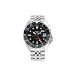 SEIKO Klassikaline Konservtoit SEIKO5 100m Veekindel Mehaaniline Liikumine Roostevabast Terasest Rihm SSK001K1 Cool Black