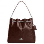 Coach Evelyn 36 Tepitud Detailidega K&auml;ekott Naiste &otilde;lakott Vahtraleht CCZ81-SVMPL Basic Set (Bag+Dust Bag)