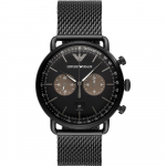 Emporio Armani Aviator Must Metall Meeste Kvarts AR11142 Kell must