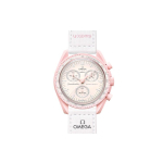 SWATCH X Omega Bioceramic MoonSWATCH Missioon Veenusele SO33P100 SO33P100 Pink Watch Case white