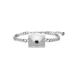 Swarovski Letra Series Armastuskiri Roodiumiga kaetud K&auml;ev&otilde;ru Unisex k&auml;ev&otilde;ru H&otilde;bedane 5666223 Box (Random Color)