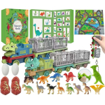 Advendikalender 2025 Lastele Dinosaurus Countdown 24 P&auml;eva J&otilde;uludeni &Uuml;llatusliku Dinosaurusm&auml;nguasja Kingitus Poistele T&uuml;drukutele