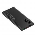 30 000 mAh kaasaskantav akupank, (USB/t&uuml;&uuml;p-C) kaasaskantav laadija, LED-digitaalekraan, sobib v&auml;listingimustes reisimiseks ja h&auml;daolukorra varuaku must