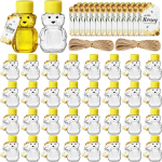 2oz Plastikust Meekarukujuline Pudel Kingitused Karukujuline L&auml;bipaistev T&uuml;hjad Meepurgid Minimeepakendid Dosaator Beebipidu Kingitused 2oz 12PCS