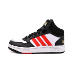 Adidas Hoops Mid Cloud White Vivid Red Core Black GS HR0227 32 black