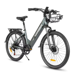 2026 uus SAMEBIKE RS-A01 Pro-T 500W mootor 36V15AH eemaldatav aku elektrijalgratas 26-tollised rehvid linnas&otilde;iduks Ebike 500W 36V 15AH hall