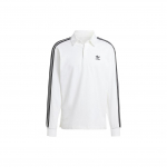 adidas Adicolor Rugby Polo S&auml;rk Valge Meeste Streetwear IZ2459 S