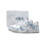 Nike Dunk Jiang Immersed Moon Kulumiskindel Libisemiskindel Madal Ketsid Unisex Valge Sinine HF5441-105(Team1390-) 35.5