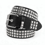 Trend Vintage Punk Neetidega V&ouml;&ouml; Roostevabast Terasest Pandla Metall Metall Gooti V&ouml;&ouml;koht PU Nahk &Uuml;ldine Y2K P&uuml;ramiidi V&ouml;&ouml; Rock must