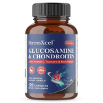 Gl&uuml;koosamiini ja kondroitiini toidulisand, koos C-vitamiini, kurkumi ja musta pipraga 120 Capsules gray