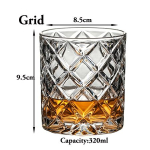 1 tk Viski klaas, Old Fashioned kiviklaasid, klaasn&otilde;ud kokteilidele, Scotch, Bourbon, Gin, Voldka, Brandy 250-360ml