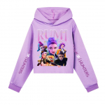 KPop Deemonik&uuml;ttide Kapuutsiga Pusad Laste Riided Mood Vabaaja Kapuutsiga Dressipluusid K-Pop Deemonik&uuml;ttide Pullover 110cm must
