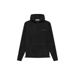 Fear of God Essentials SS22 Polar Fliisist Poollukuga Kapuutsitr&ouml;&uuml;b 'Iron' Meeste FOG-SS22-396 XL black