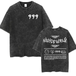 R&auml;ppar Juice Wrld Retro Pesu T-s&auml;rk Meeste Hip Hop Gootiline M black
