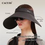 CACUSS Naiste UV-kaitsega p&auml;ikesem&uuml;ts Adjustable (55-60CM) must