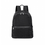 SHELKSBAG Gooti Punk Kuldne Seljakott Naistele Naastudega Seljakott Kott Moodne Neetidega T&otilde;mblukuga Vabaaja K&otilde;rge Kvaliteediga Suur K&auml;sipagasisse Mahutav Seljakott 33X14X42CM must