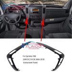 Armatuurlaua kaunistus kaetud s&uuml;sinikkiuga A9066890037 A9066890137 Sprinter 906 209CDI 215CDI 2006-2018 Armatuurlaua jaoks Left and right