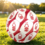 Nottingham Forest Football Tr&uuml;kitud Suurus 5 Jalgpall B Jalgpall, Libisemisvastane T&auml;iskasvanute M&auml;ngujalgpall Suveniir Jalgpallif&auml;nnidele Size 5