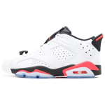 Jordan 6 Retro Low Infrared White 304401-123 44.5 valge/punane