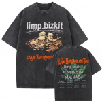 Y2k T-s&auml;rk Unisex R&otilde;ivad Pesta Vintage Rockib&auml;ndi Limp Bizkit Albumigraafika 2026 Unisex R&otilde;ivad T-s&auml;rk Meestele Graafilised T-s&auml;rgid Y2K S