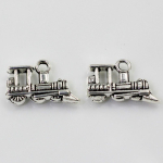 100 tk Antiiksed 3D Vedurrongist V&otilde;lud Auto Ripats Laste M&auml;nguasi V&otilde;tmehoidja Ehtev&otilde;lud K&auml;ev&otilde;rudele 18*12mm-100PCS/bag gray