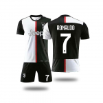 Juventus 2019/20 Kodu Ronaldo nr 7 Jalgpallis&auml;rgi komplektid lastele t&auml;iskasvanutele