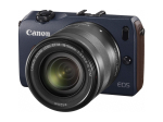 Canon EOS M peeglita kaamera, kahe objektiiviga komplekt, kaasas EF-M18-55mm F3.5-5.6 IS STM / EF-M22mm F2 STM, taevasinine, EOSMBL-WLK