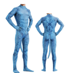 Avatar Halloweeni kost&uuml;&uuml;m t&auml;iskasvanud naistele ja meestele Avatar: Veekogu Saba Bodysuit Cosplay V&auml;lismaalase kost&uuml;&uuml;m S&uuml;nnip&auml;evapeo riided Children S-100 gray