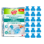 3M Scotch-Brite WC puhastamiseks &uuml;hekordsed k&auml;snad T-557-18RF koos 18 vahetusk&auml;snaga Plekikindel pesuvahend Vannitoa puhastusvahend blue