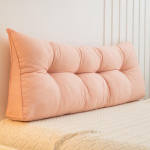 Kolmnurkne nimmetugi padi magamistoa, diivani ja &uuml;hiselamu jaoks 150cm (Length 150*Height 50*Thickness 15cm) heleroosa v&auml;rv