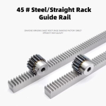 1 tk Pikkus 0,3/0,5M Sirge Hammaslatt ja Hammasratas 1-3 vormi Hammaste Ribi Juhtsiin Metallist Kaldus CNC Hammaslatt 1.5 module