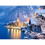 Teemanttikandid Talvine lumi ja meri T&auml;is&uuml;mmargune teemantmaali ristpistekomplekt 20X30CM