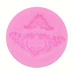 Euroopa reljeefne silikoonvorm &uuml;likerge savi Epoxy fondant &scaron;okolaadikoogi kaunistusvorm Style 4