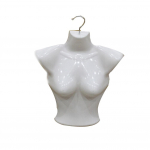 Puntos plastikust poolkeha naiste mannekeeni torss aluspesu riiete vormi vitriin valge