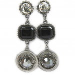 NOA [G8297] - Boucles Cr&eacute;ateur 'Sissi' gris must