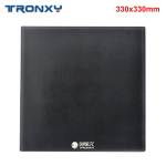 Tronxy s&uuml;siniku r&auml;nikristallklaasist prindivoodi platvormi ehituspind 330 * 330 mm 3D-printeri keedualuse jaoks 330x330mm must