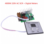 4000W 220V AC Scr pingeregulaator mootori kiiruse temperatuuri regulaator