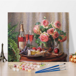 Kunst DIY maalimine numbrite j&auml;rgi Teemantmaal &Otilde;limaal Digitaalne &otilde;limaal Kodukaunistus Hobid Numbrite maalimine 40x50cm no frame