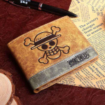Multifilm Anime &Otilde;pilase rahakott &uuml;hes t&uuml;kis chopper Cool Brown Billfold PU rahakotid vabaaja nahast rahakotid Monkey D Luffy kott
