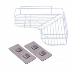 Vannitoa riiul du&scaron;i korraldaja kolmnurkne kosmeetikahoidik k&ouml;&ouml;gi tualettruum 36x26x12cm valge