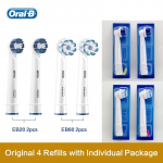 Oral B asendusharjapead 3D hambalakk valgendav hambaniit Puhas t&auml;ppisd&uuml;&uuml;sid p&ouml;&ouml;rleva hambaharja jaoks